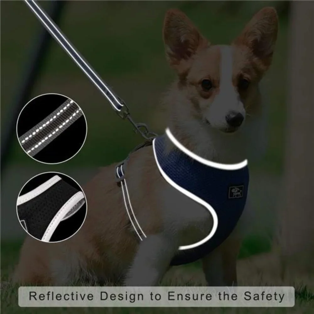 Puppy Harness and Leash Set - Dog Vest Harness for Small Dogs Medium Dogs